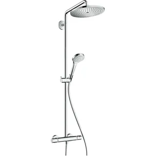 Hansgrohe Croma Select S Showerpipe 280 1-jet mit Thermostat Silber 26790000