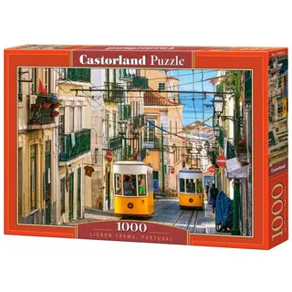 Castorland C-104260-2 Lisbon Trams,Portugal, 1000 Teile Puzzle, bunt (1000 Teile)