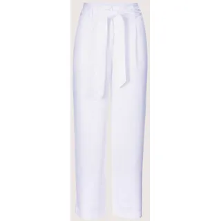 MADELEINE Bügelfaltenhose »Leinenhose Leinenhose mit Bund- und Bügelfalten«, weiß