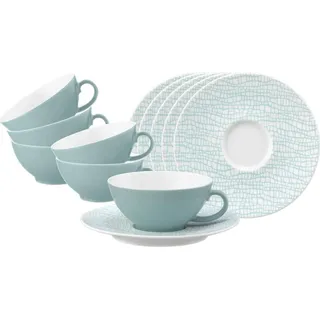 SELTMANN WEIDEN Teetasse mit Untertasse 0,14 l Grün 6 St.