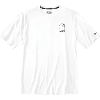 Carhartt Force Sun DefenderTM Relaxed-Fit, T-Shirt - Weiß - S