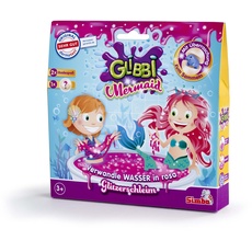 Bild 105953540 - Glibbi Mermaid, Badewannenspielzeug, Pulver verwandelt Wasser in pinken Glitzerschleim, 2x150g, Badespaß, Glibber, Meerjungfrau, ab 3 Jahren