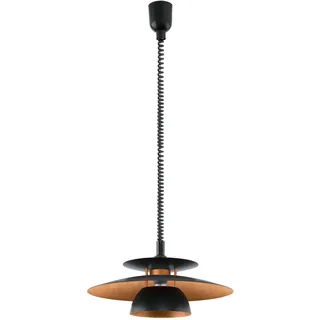 EGLO Brenda 1-flg. 43 cm abstrakt schwarz kupfer