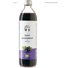 LOOV Bio Schwarzer Johannisbeersaft, 500 ml, reiner Saft, nicht aus Konzentrat, ohne Zuckerzusatz, ohne Wasserzusatz, hoher Gehalt an Antioxidantien und Vitamin C