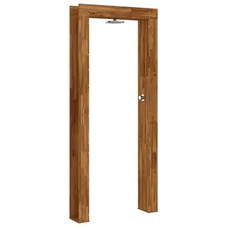 vidaXL Gartendusche 226 cm Massives Akazienholz und Edelstahl Natur - Braun
