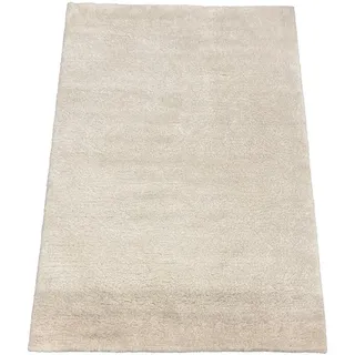 Natur Pur Wollteppich Cloud 140x200 cm , Weiß , Textil , Uni , Rechteckig , 140x200 cm , für Fußbodenheizung geeignet , Teppiche und Böden, Teppiche, Schafwollteppiche