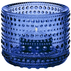 Bild von Iittala, Kastehelmi Teelichthalter aus Mundgeblasenem Glas in der Farbe Ultramarin Blue in der Größe 6,4x7,6cm, 1066662