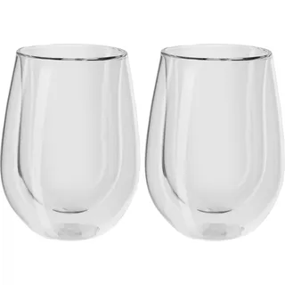 Zwilling Sorrento doppelwandiges Longdrinkglas 2 x 296ml - Silber