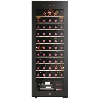 Haier HWS58GGH1 Weinkühlschrank 150l Sicherheitsschloss hOn App Türalarm - Schwarz