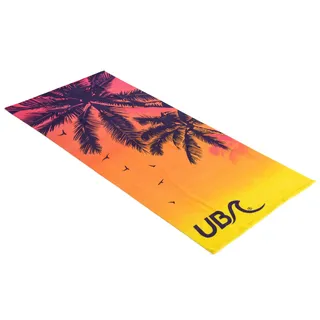 Urban Beach Sunset Mikrofaser Handtuch, leichtes Schwimmen Strandtuch, Kinder und Erwachsene Urlaub Strandtuch, Rot und Orange, Einheitsgröße, BGG1728