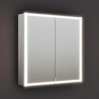 burgbad rl20 Spiegelschrank 81 cm, mit Klarglas Lichtrahmen