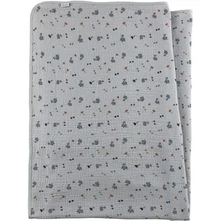 Sterntaler® Babydecke »Babydecke Musselin DINO Rexi«, blau