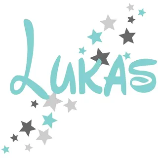 Türaufkleber personalisiert mit Namen Kinderzimmer Wandtattoo Wunschtext selbst gestalten - für alle glatten Oberflächen - wasserfest 10 bis 125 cm, Buchstaben Aufkleber Jungen für Möbel Auto Fahrrad