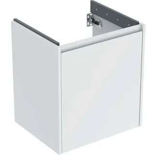 Geberit Renova Plan Unterschrank für Waschtisch, mit einer Tür, 54,6x60,6x44,6cm, 504.024.00.1, Farbe: weiß / lackiert seidenmatt