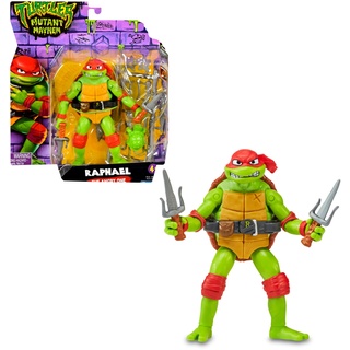 Giochi Preziosi - Raphael Ninja Turtles, Mutante, Raphael in Version Actionfigur mit Gelenken, 12 cm, Figur mit Kampfwaffen, für Kinder ab 4 Jahren