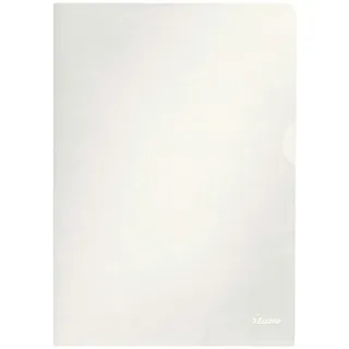 Esselte Sichthüllen DIN A4 transparent genarbt, 0,11 mm