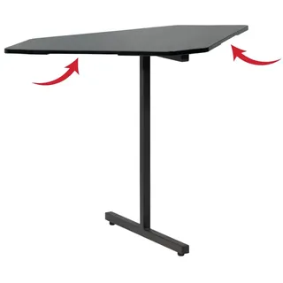 Gator Frameworks Content Creator Furniture Serie Eckschreibtisch in schwarz (GFW-DESK-CRNR)