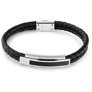 Tommy Hilfiger Jewelry Armband für Herren aus Leder Schwarze Farbe - 2790357
