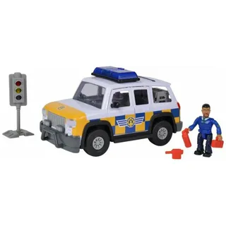 Simba 109251092 - Feuerwehrmann Sam Polizeiauto 4x4 mit Figur