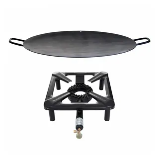 All'Grill Hockerkocher-Set klein blau