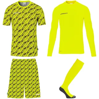 Uhlsport Progressive Bundle Langarm-set - Fluor Yellow / Black - L
