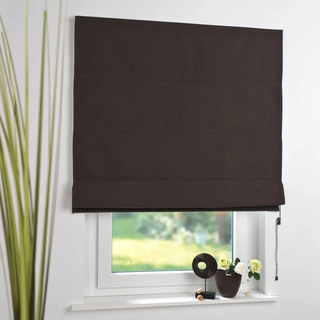 Raffrollo LIEDECO Gr. 3, braun, B:100cm H:190cm, Obermaterial: 100% Polyester, Raffrollos, Raffrollo