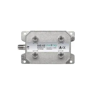 Axing BAB 4-02 Kabel-TV Abzweiger 4-fach 5 - 40 Mhz, 40 - 470 MHz, 470 - 862 MHz, 862 - 1006 MHz
