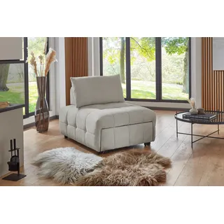 ATLANTIC home collection Sofa »Fabio« Schlafsessel mit Sitztiefenverstellung, beige