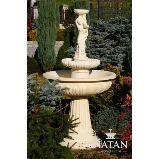Springbrunnen Froschbrunnen Brunnen Steinbrunnen Gartenbrunnen Fontaine 164cm