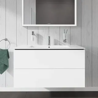 Duravit L-Cube Waschtischunterbau wandhängend mit 2 Auszüge, LC624202222