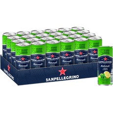 Sanpellegrino Sanpellegrino San Pellegrino Zitrone-Minze Limonade Limone E Menta 24er Pack (24 x 0,33l) Einweg Dosen