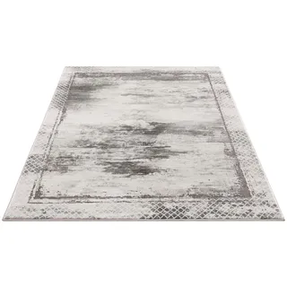 Carpet City Noa 9332 Kuryflorteppich 120 x 170 cm grau