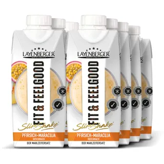 Layenberger Fit&Feelgood Slim Shake Pfirsich-Maracuja Drink 8 x 330 ml