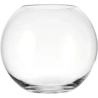 LEONARDO Tischvase »Glasvase BOCCIA, Dekovase in Kugelform« Spülmaschinenfest, Höhe ca. 17,5 cm, farblos