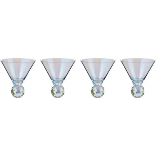Butlers Cocktailgläser (4er-Set) Dancer Disco 300 ml , Transparent , Glas , Gläser, Cocktailgläser