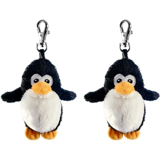 Schaffer 211 Plüsch Schlüsselanhänger Pinguin Pingy Schwarz-weiß (Packung mit 2)