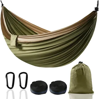 Hängematte XXL für 2 Personen 300 x 200 cm, Faltbar, Ultralight & Tragbar