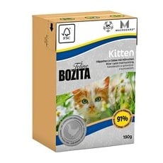 48x190g Kitten Tetra Recart Bozita Feline Hrană umedă pisici