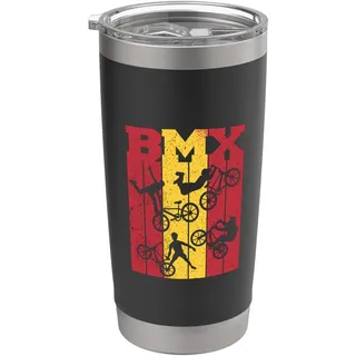 BMX Rad BMX Bike Fahrrad Freestyle Spain-flag race BMX Doppelwandiger Edelstahl-Thermobecher