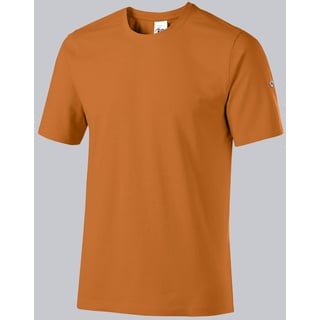 BP 1714-234-810-4XL Unisex-T-Shirts, 1/2 Ärmel, Rundhals, Länge 70 cm, 170,00 g/m2 Baumwolle mit Stretch, Curry, 4XL