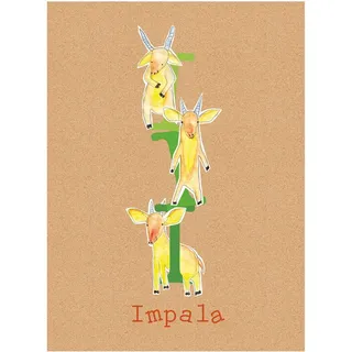 KOMAR ABC Animal I 40 x 50 cm