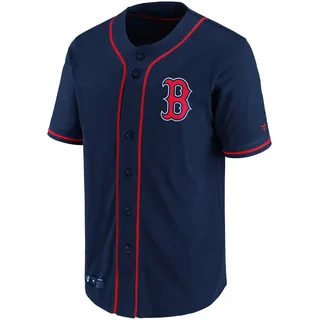 Iconic Supporters Mesh Jersey Shirt - Boston Red Sox - L - Blau