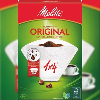 Melitta Kaffeefilter 1x4 80 St.