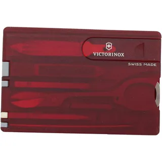 Victorinox SwissCard 10 Funktionen Rot transparent