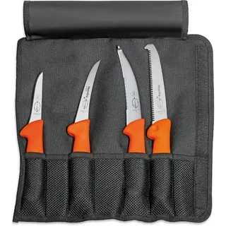 F.Dick Jagd Fleischmesser 6 cm 4-tlg. Orange