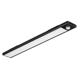 V-TAC LED-Barlampe für Kleiderschrank, USB wiederaufladbar, 1,5 W, mit Türsensor, Möbelleuchte, schwarze Farbe, 4000 K, SKU 2959 - Schwarz