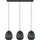 Dembleby 3-flg. 20 cm rund schwarz
