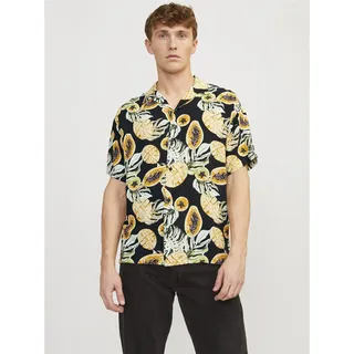 JACK & JONES Hawaiihemd »JORLUKE TAMPA AOP SHIRT SS SN« Jack & Jones black