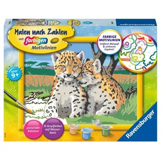 Ravensburger Malen nach Zahlen Kleine Leoparden