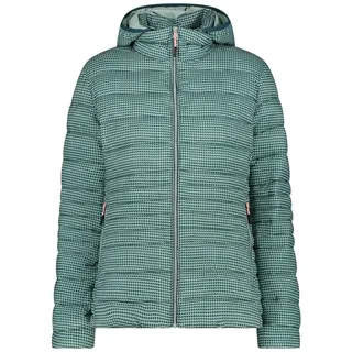 CMP Woman Padded Jacket Zip Hood jade-trek green (15ZU) 34